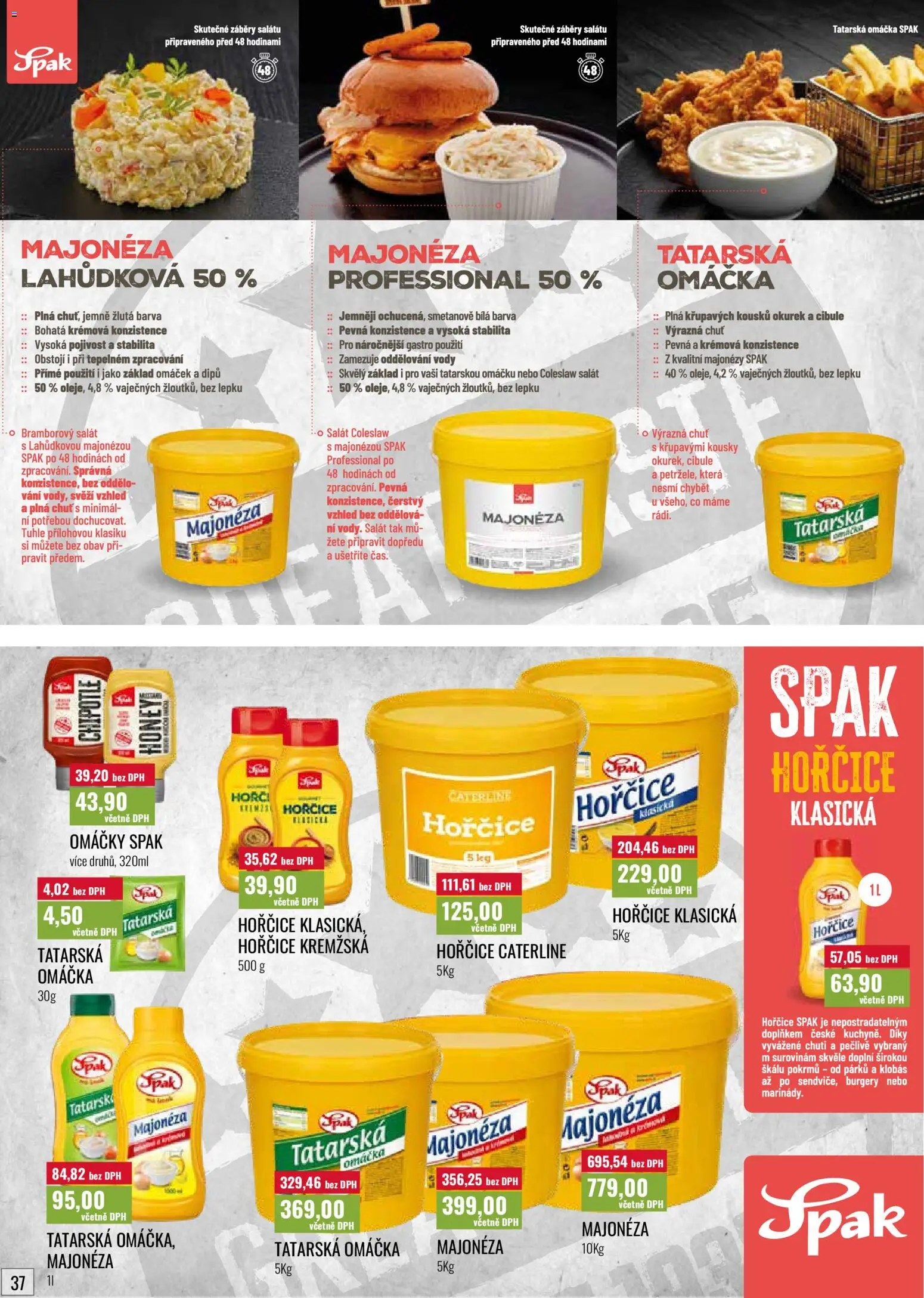 Ratio leták od 01.09.2026 | Strana: 38 | Produkty: Bramborový salát, Kremžská hořčice, Salát, Omáčky
