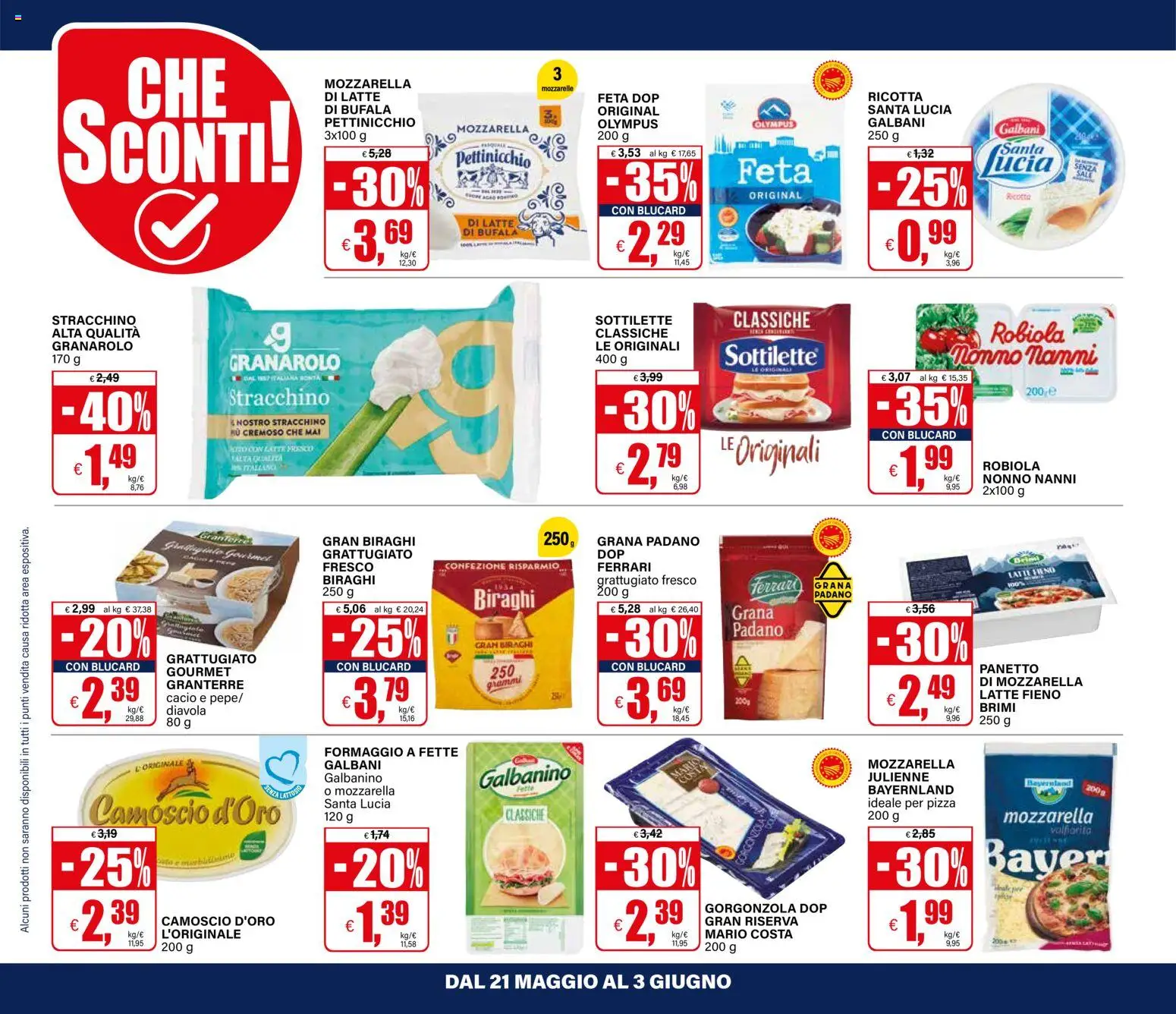 Volantino Il Gigante del 21.05.2026 | Pagina: 24 | Prodotti: Pizza, Sale, Formaggio, Stracchino
