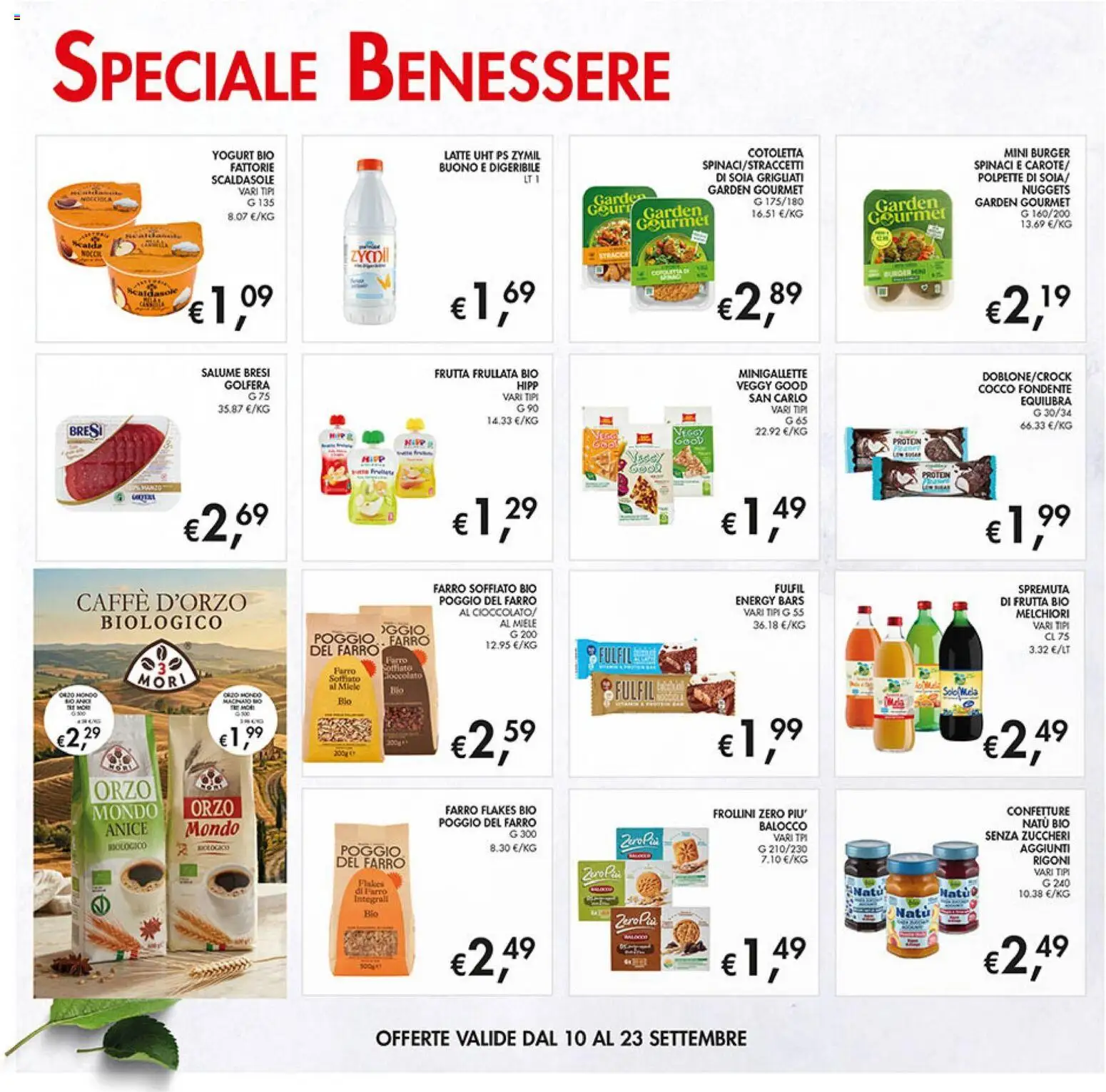 Volantino Coal del 10/09/2026 | Pagina: 20 | Prodotti: Yogurt, Frutta, Polpette, Farro