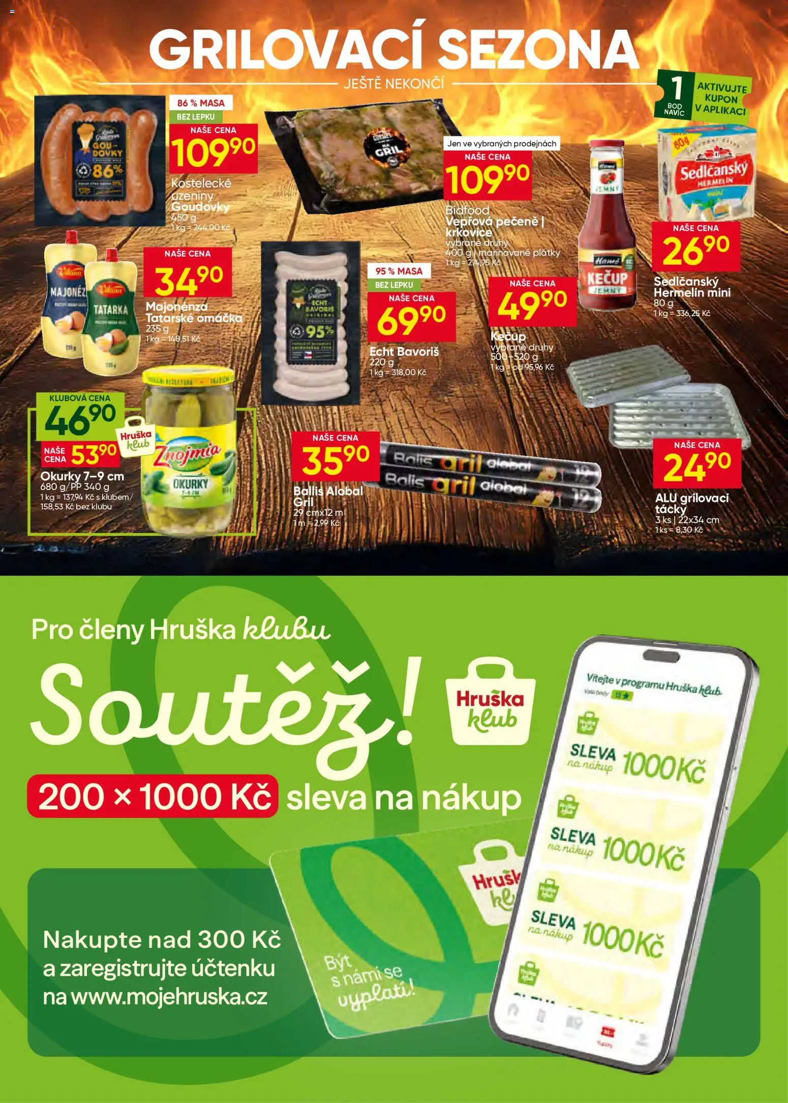 Hruška leták od 19.08.2026 | Strana: 2 | Produkty: Kečup, Gril, Alobal, Krkovice