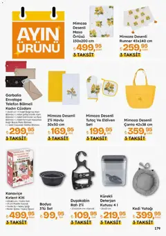 14.05.2026 tarihinden itibaren geçerli olan Migros kataloğu önizlemesi | Sayfa: 179 | Ürünler: Masa, Deterjan, Çanta, Telefon