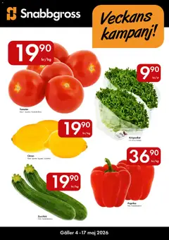 Snabbgross erbjudanden - Förhandsvisning av reklamblad från butik Snabbgross aktuell från 04.05.2026