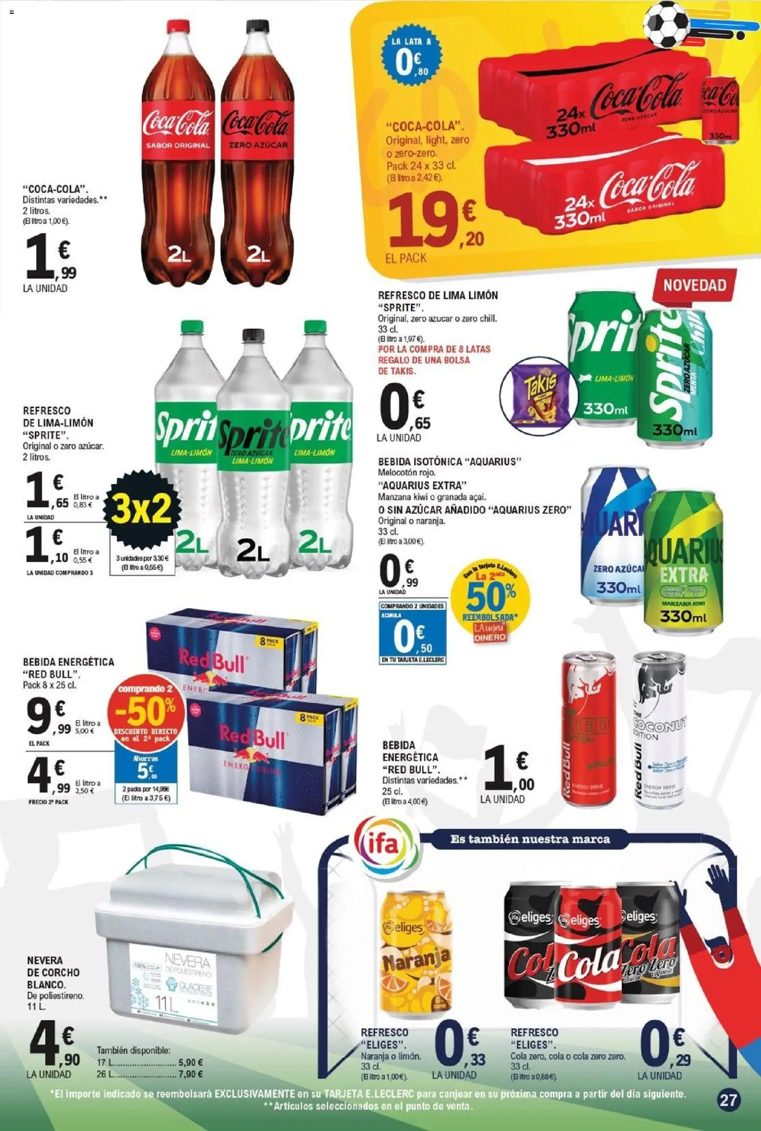 E.Leclerc folleto Gool │ válido desde el 03.06.2026 | Página: 27 | Productos: Lima, Kiwi, Manzana, Bolsa