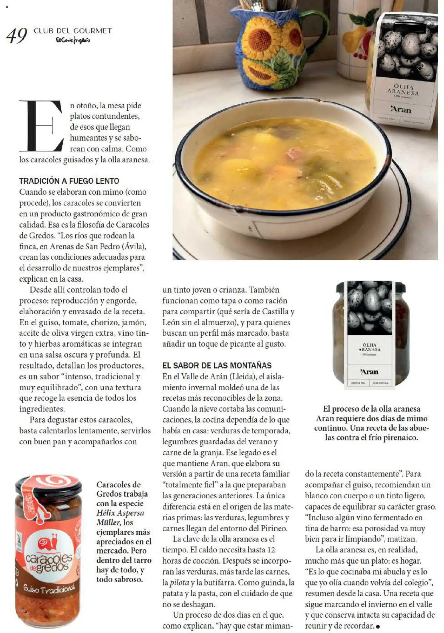 El Corte Inglés Gourmet Magazine │ válido desde el 01/10/2026 | Página: 49 | Productos: Aceite de oliva, Legumbres, Cocina, Hierbas