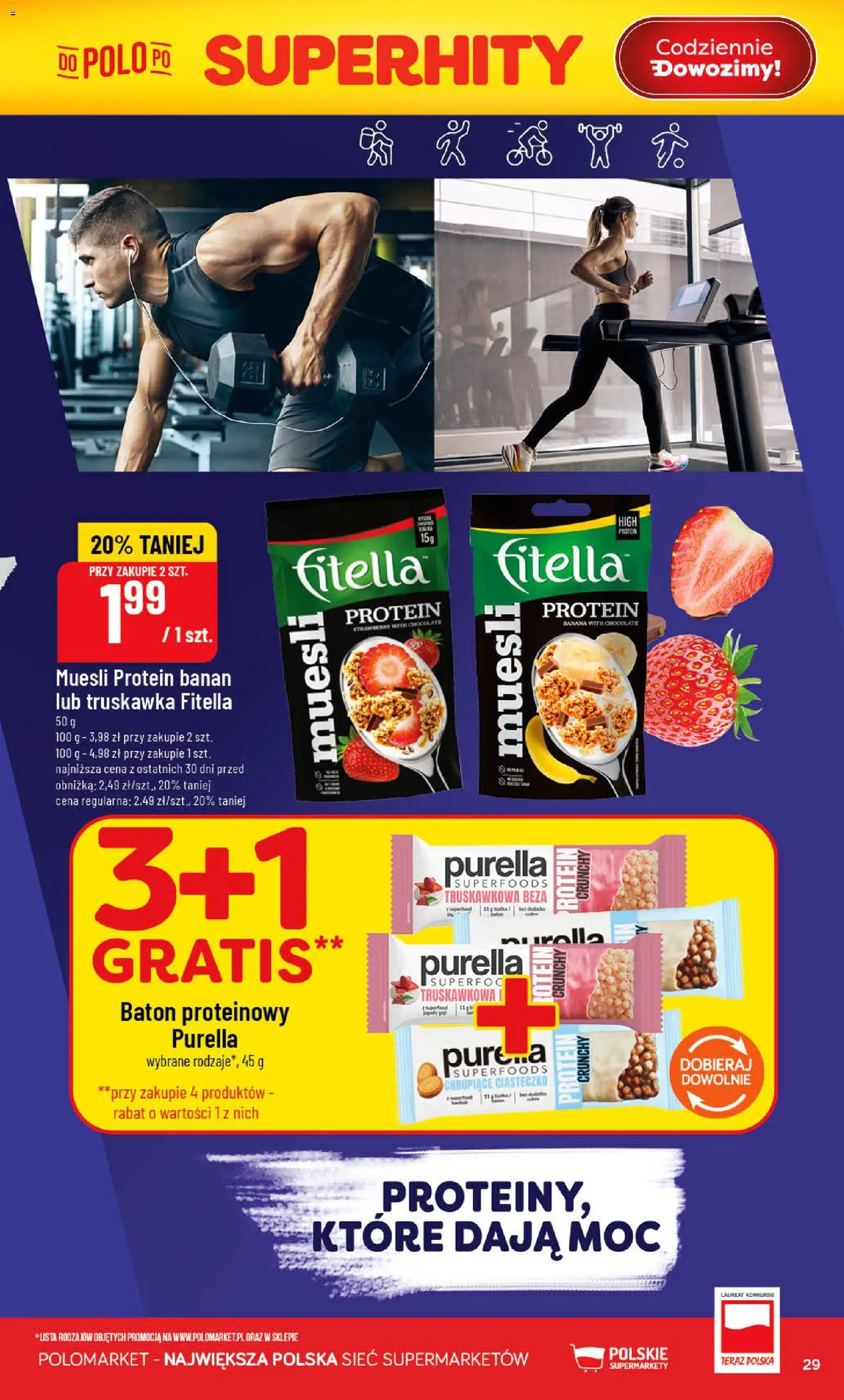 POLOmarket gazetka od 17.06.2026 | Strona: 29 | Produkty: Baton, Banan, Ciasteczka