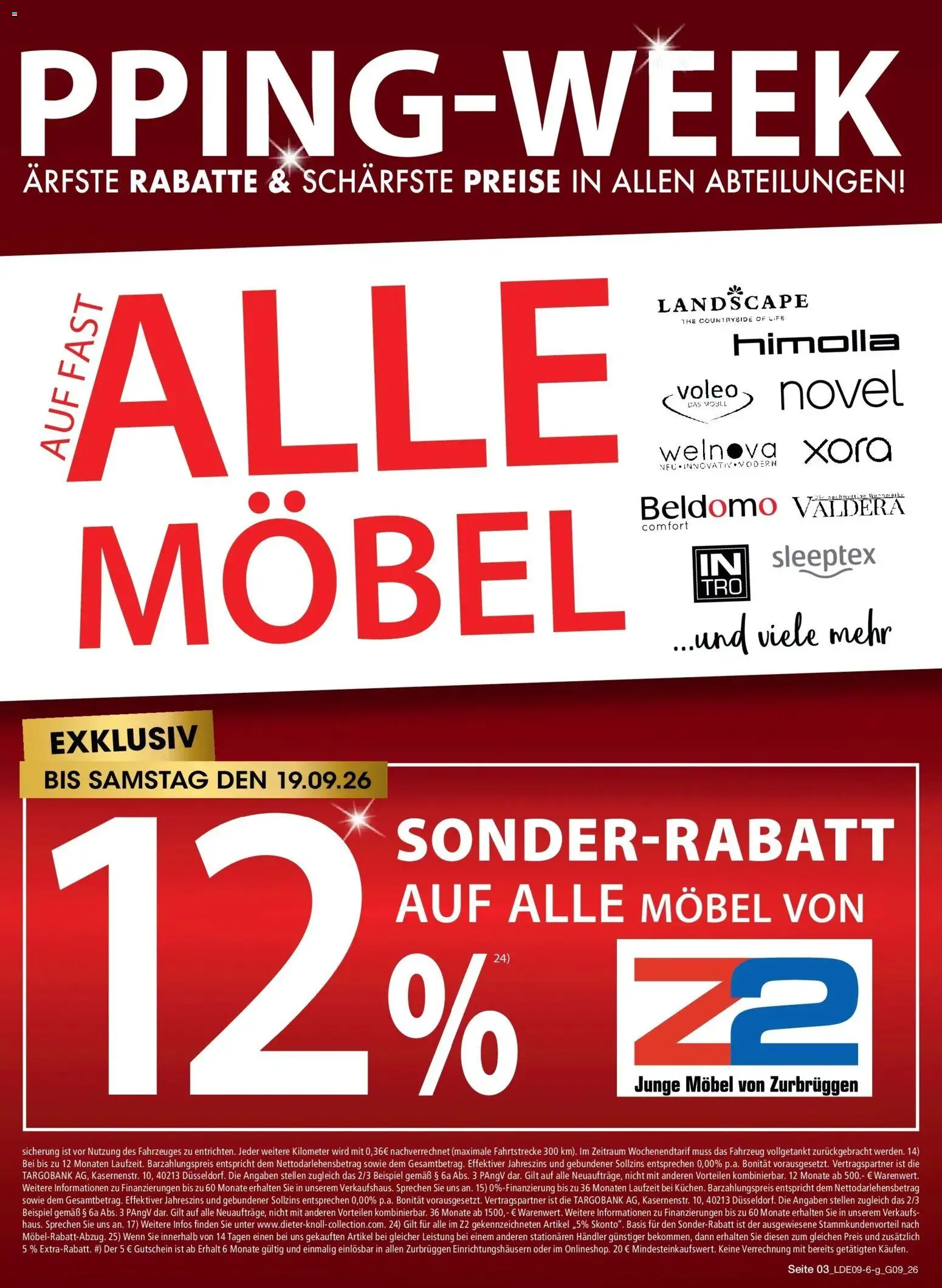 Zurbrüggen Prime Shopping week – gültig ab 12.09.2026 | Seite: 3