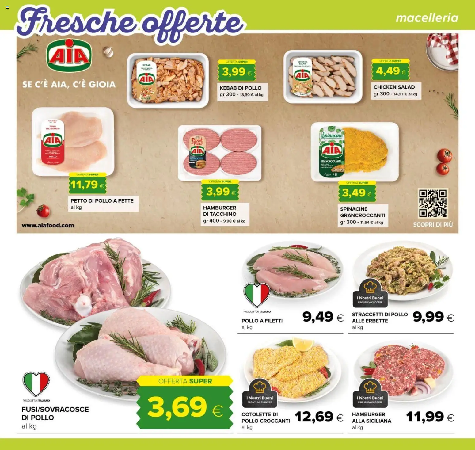 Volantino Tigre del 29/07/2026 | Pagina: 4 | Prodotti: Petto di Pollo, Pollo, Tacchino, Hamburger