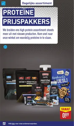 Krokante MUESLI, en & len Proteïne - Voorbeeld van een folder van Aldi, geldig van 07-09-2026 | Pagina: 32