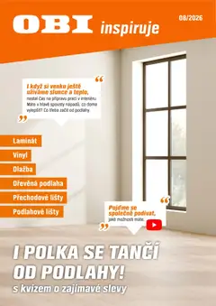 Náhled letáku OBI leták - Podlahy od 15.08.2026