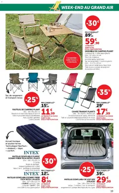 Hyper U - Prévisualisation de Hyper U - L'été à prix bas valide à partir de 09.06.2026 | Page: 19 | Produits: Transat, Tonique, Table basse, Table