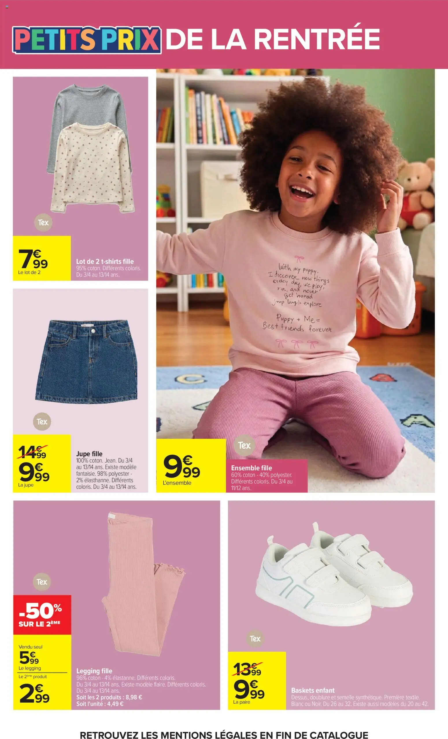 {H1} | Page: 44 | Produits: Coton, Jupe, Leggings, Baskets