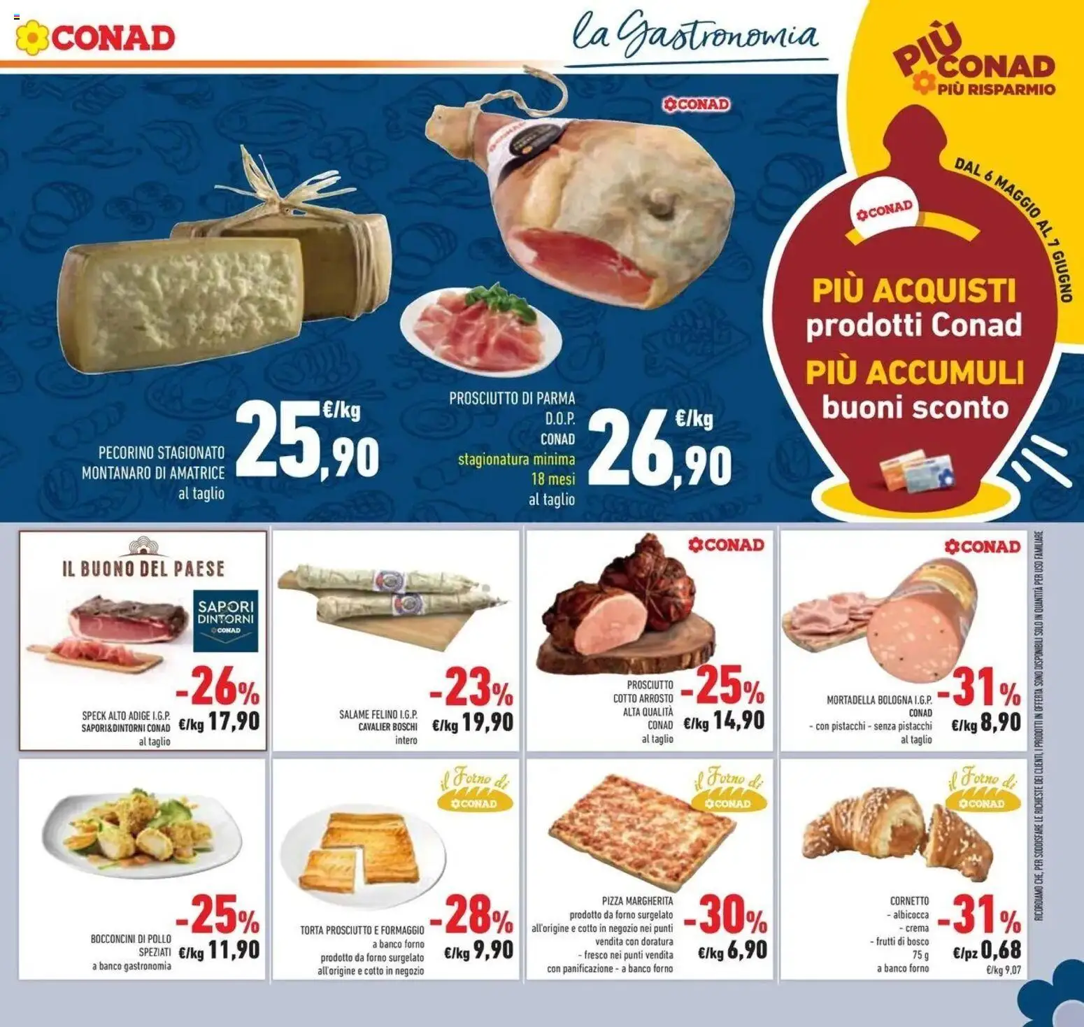 Volantino Conad del 05.05.2026 | Pagina: 12 | Prodotti: Speck, Arrosto, Pollo, Cornetto
