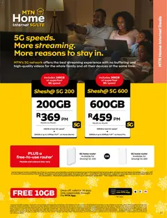 MTN specials catalogue – valid from 07/07/2026 | Page: 11 | Products: Data, Sim, Router