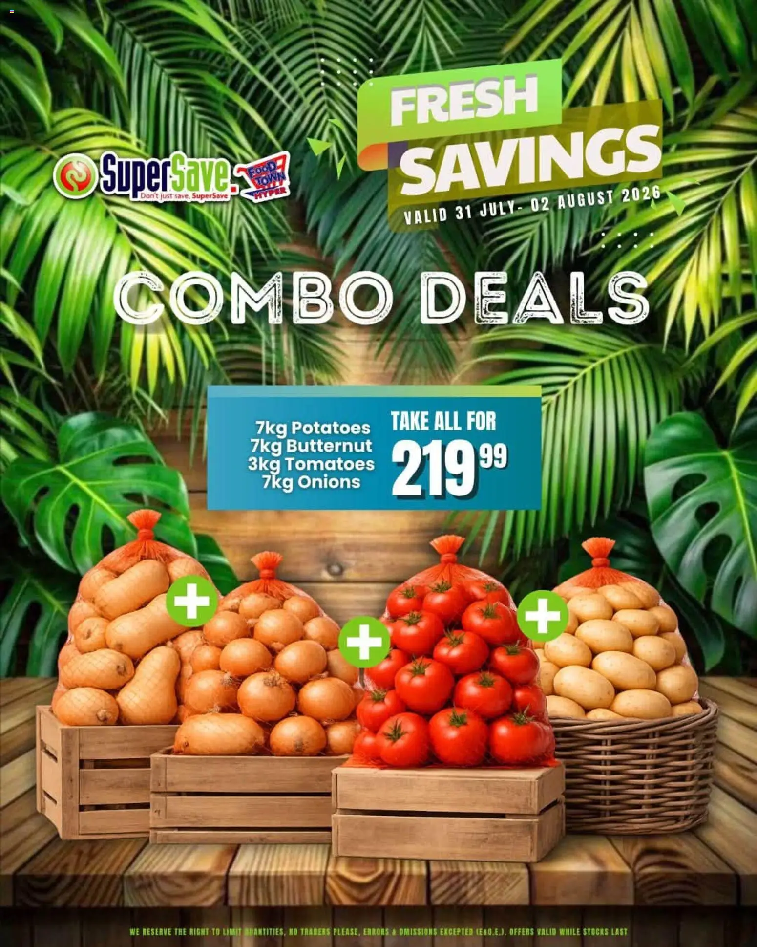 New Super Save catalogue – valid from 02/08/2026 | Page: 10 | Products: Tomatoes, Potatoes, Onions