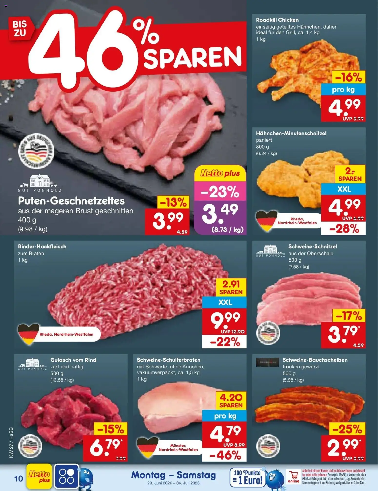 Netto Marken-Discount Prospekt Wuppertal – gültig ab 29.06.2026 | Seite: 14 | Produkte: Gulasch