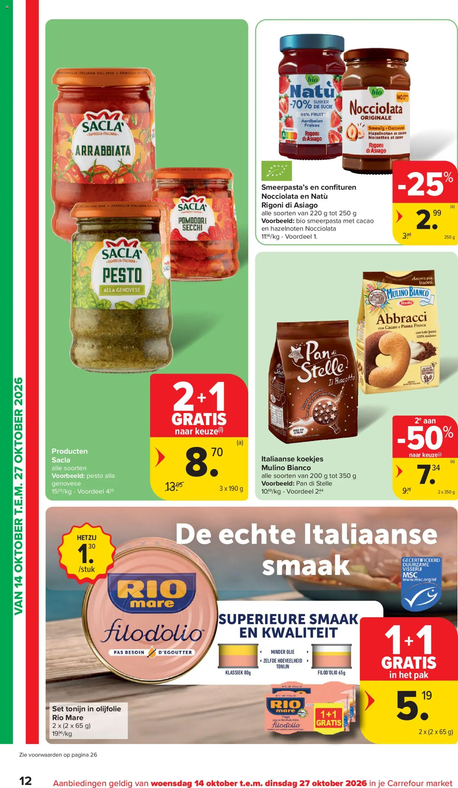 {H1} | Pagina: 12 | Producten: Aardbeien, Cacao, Hazelnoten, Pan