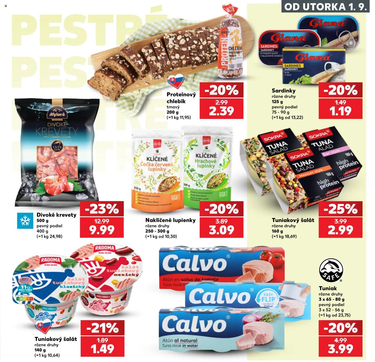 Kaufland SK akciós ujság - amely érvényes a következő dátumtól: 2026.09.01. | Oldal: 33 | Termékek: Protein, Steak