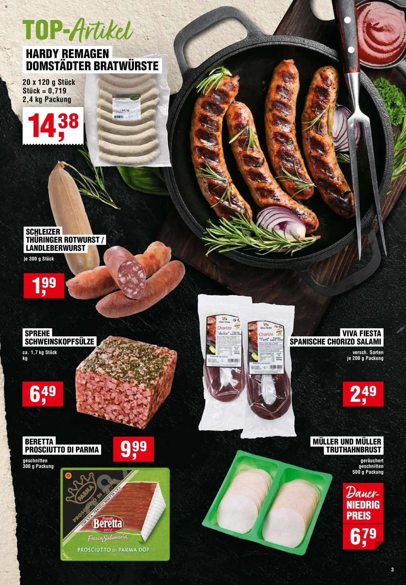 Handelshof Prospekt – gültig ab 22.10.2026 | Seite: 3 | Produkte: Salami