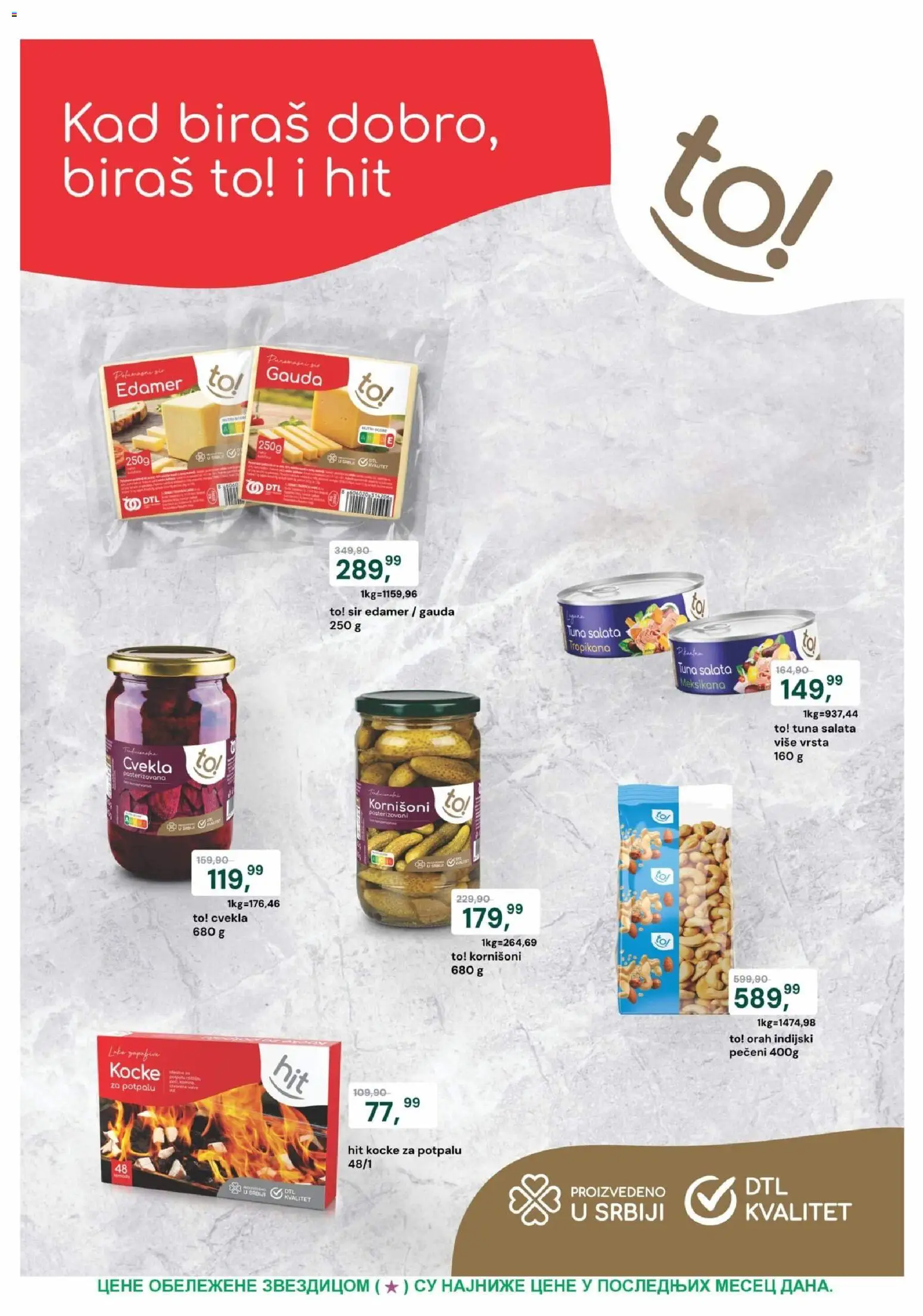 Europrom katalog - važi od 07.10.2026 | Strana: 2 | Proizvode: Salata, Kornišoni, Orah, Sir
