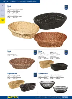 Metro angebote Gastro Non-Food Katalog ab 01.01.2026 gültig | Seite: 86 | Produkte: Korb, Brot