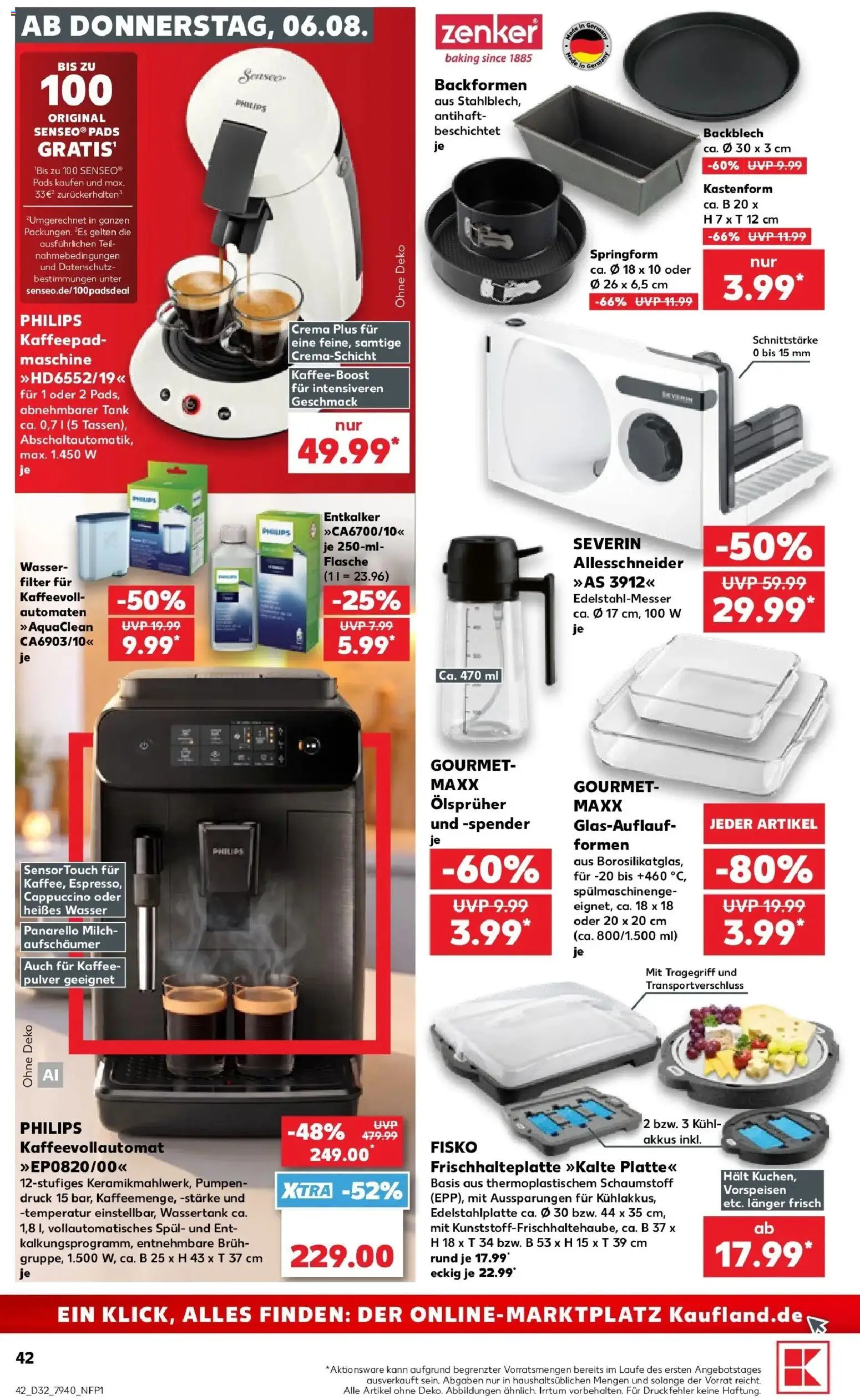 Kaufland Prospekt Wülfrath – gültig ab 03.08.2026 | Seite: 51 | Produkte: Philips, Senseo, Milch, Kaffeevollautomat