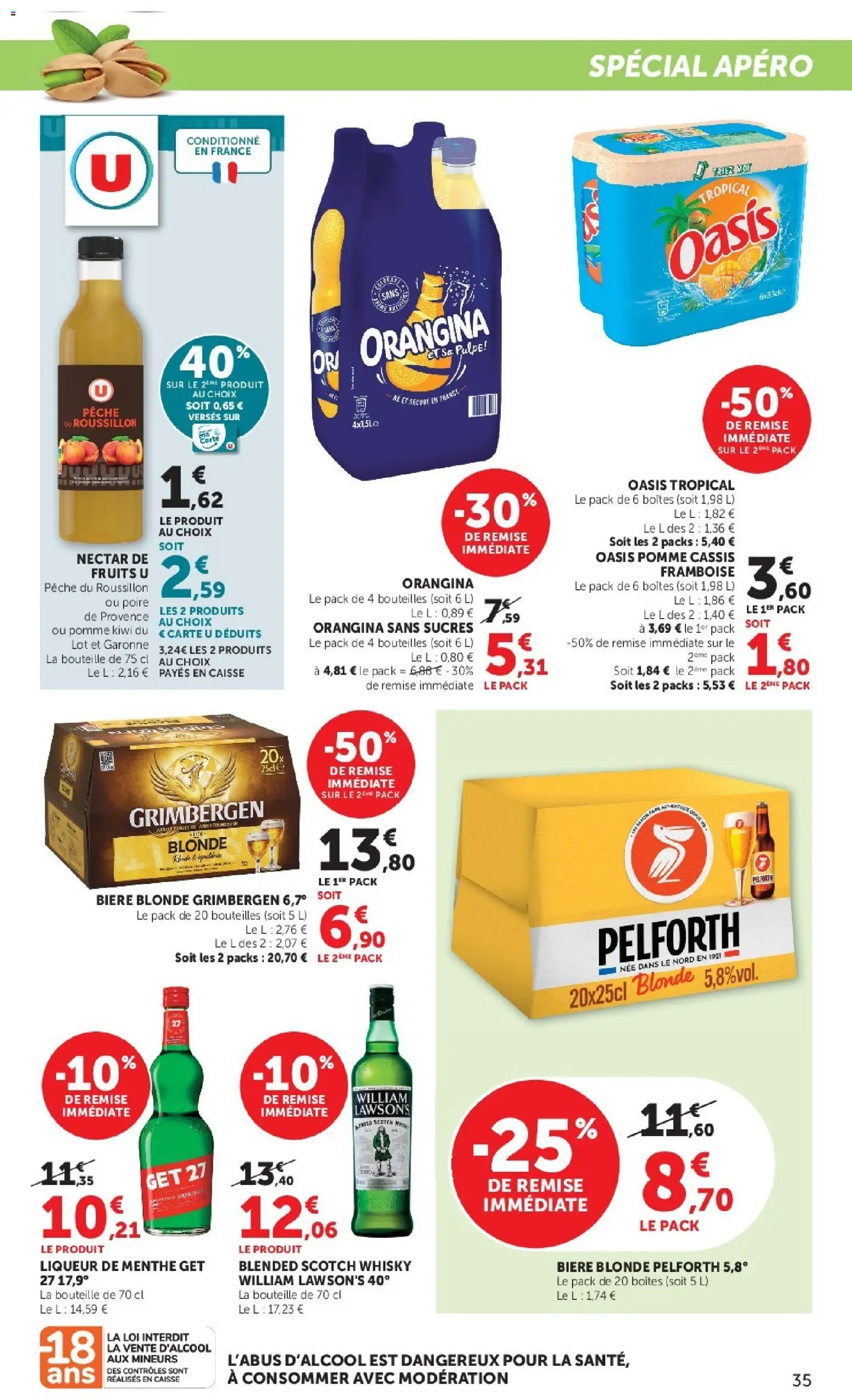 {H1} | Page: 35 | Produits: Menthe, Pomme, Liqueur de Menthe, Liqueur