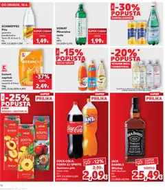 COCA-COLA, FANTA ILI SPRITE, Gazirano piće razne vrste 2L - Pregled kataloga iz trgovine Kaufland, vrijedi od 10.06.2026 | Stranica: 18