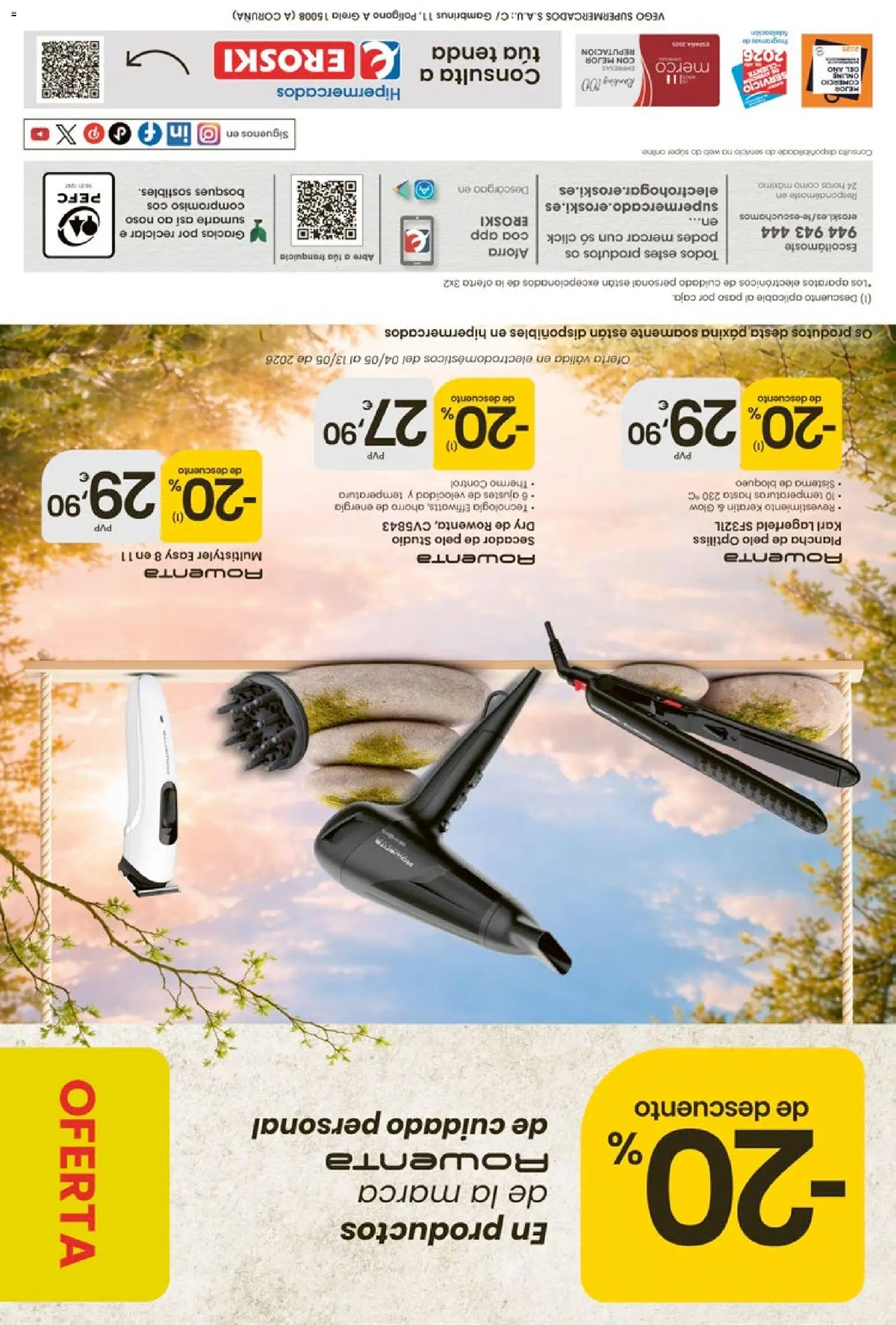 Eroski Quieres ahorrar conmigo │ válido desde el 30.04.2026 | Página: 53 | Productos: Plancha, Secador de pelo, Plancha de pelo