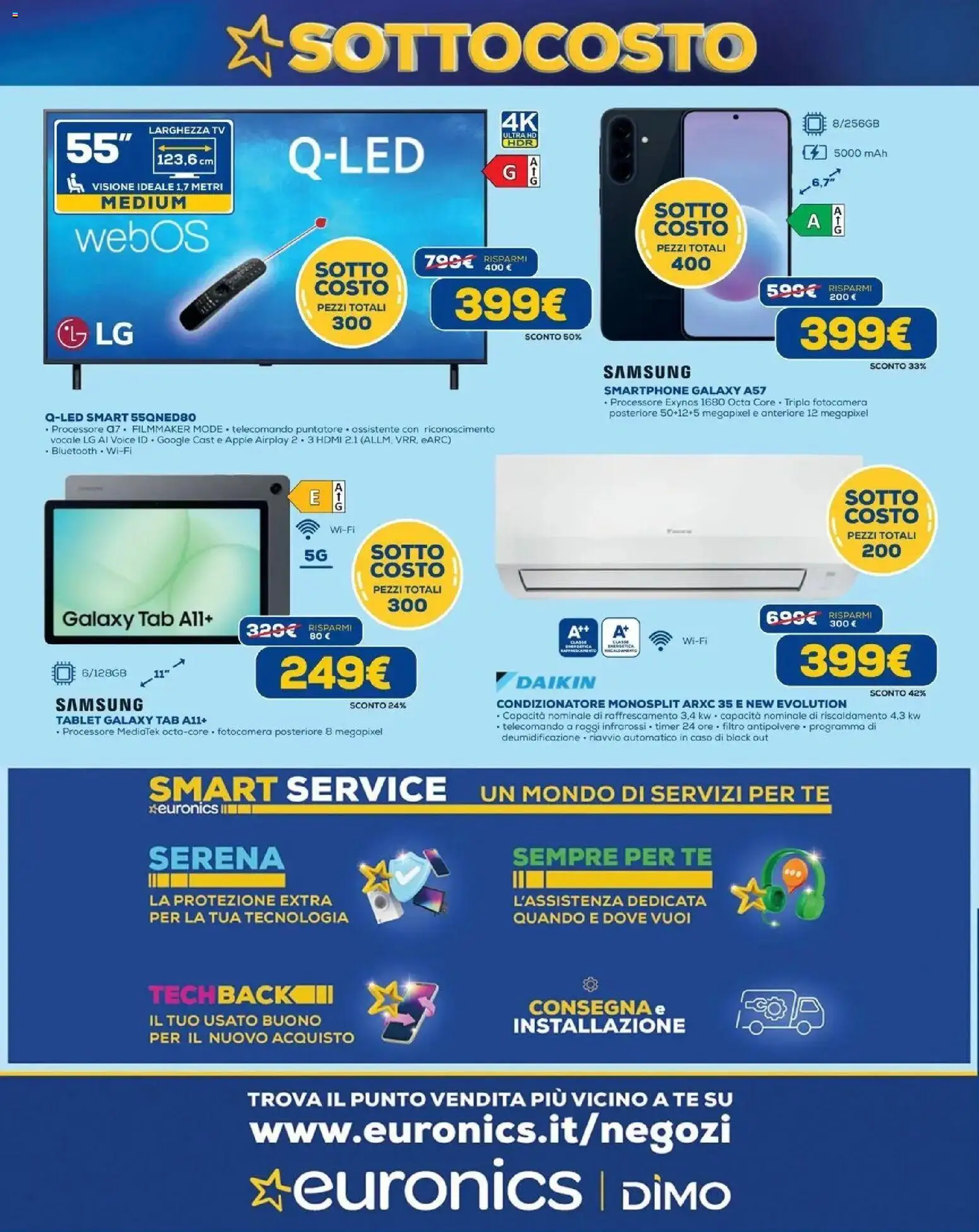 Volantino Euronics del 10/09/2026 | Pagina: 14 | Prodotti: Telecomando, Smartphone, Tablet, TV