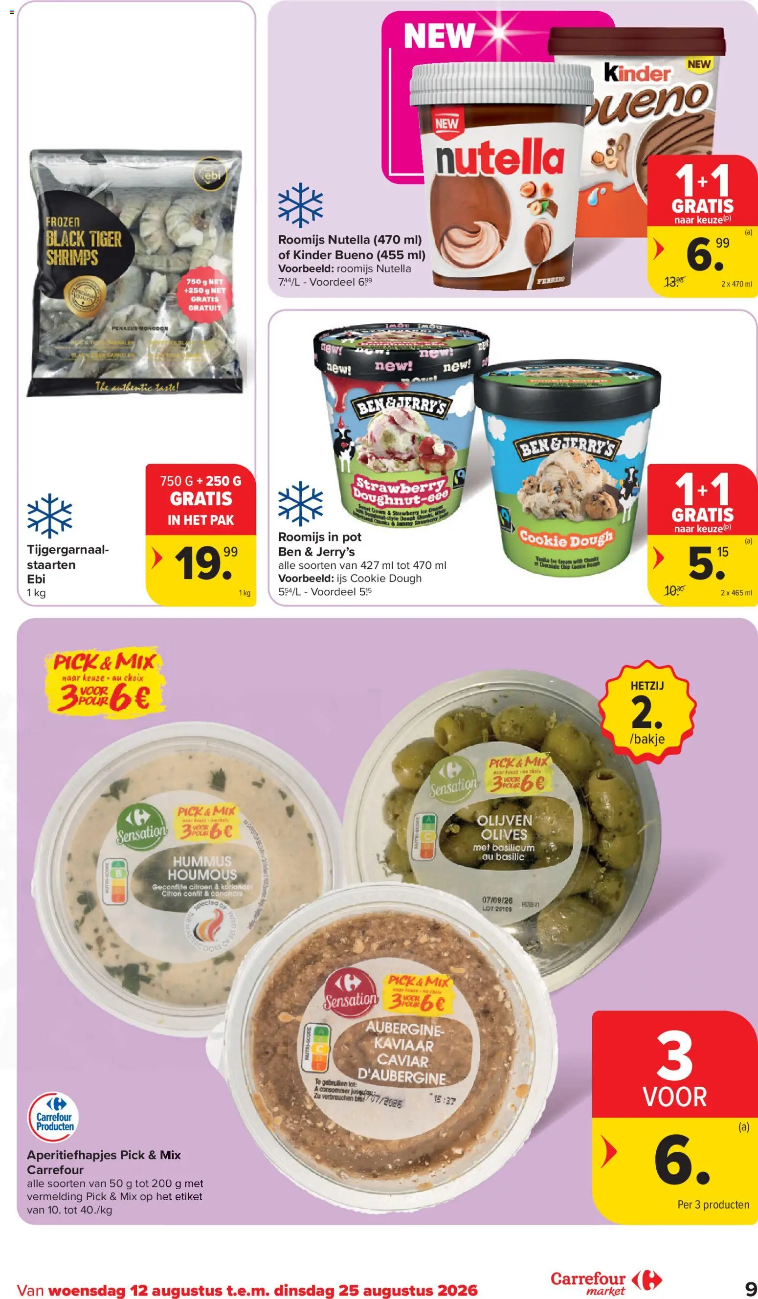 {H1} | Pagina: 9 | Producten: Kinder, Koriander, Hummus, Pot