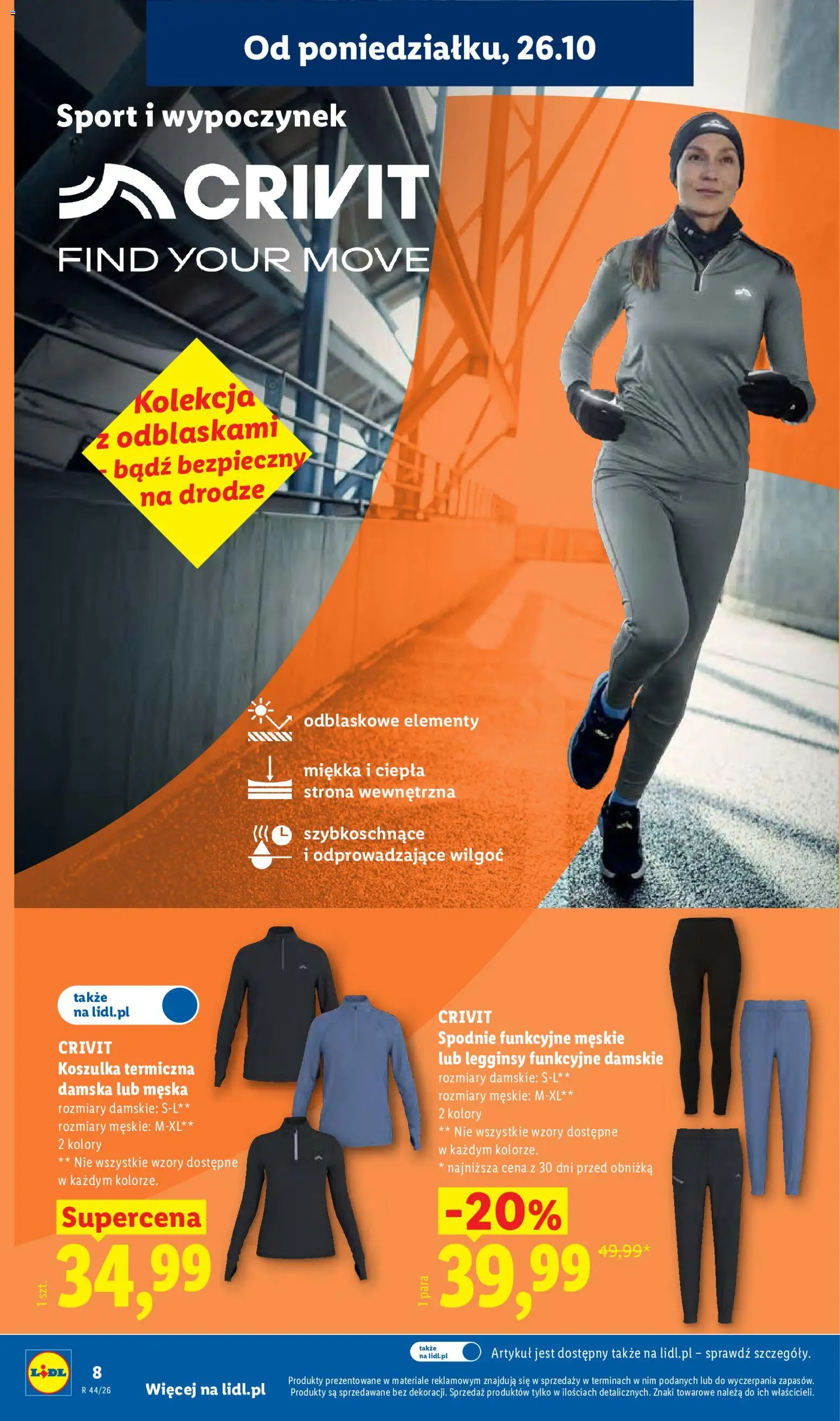 Lidl Katalog od 26.10.2026 | Strona: 12 | Produkty: Spodnie, Legginsy