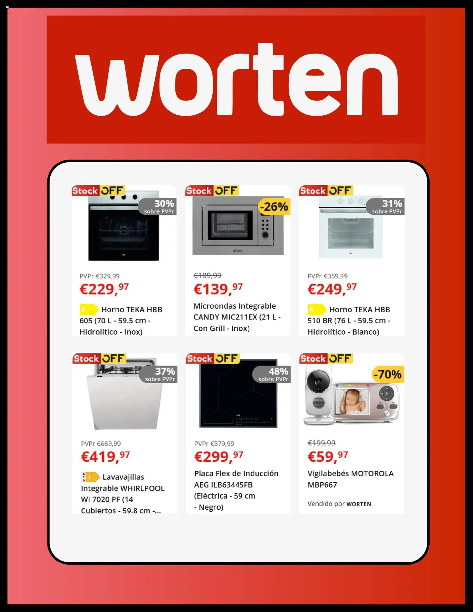 Worten folleto │ válido desde el 09.06.2026 | Página: 4 | Productos: Horno, Lavavajillas