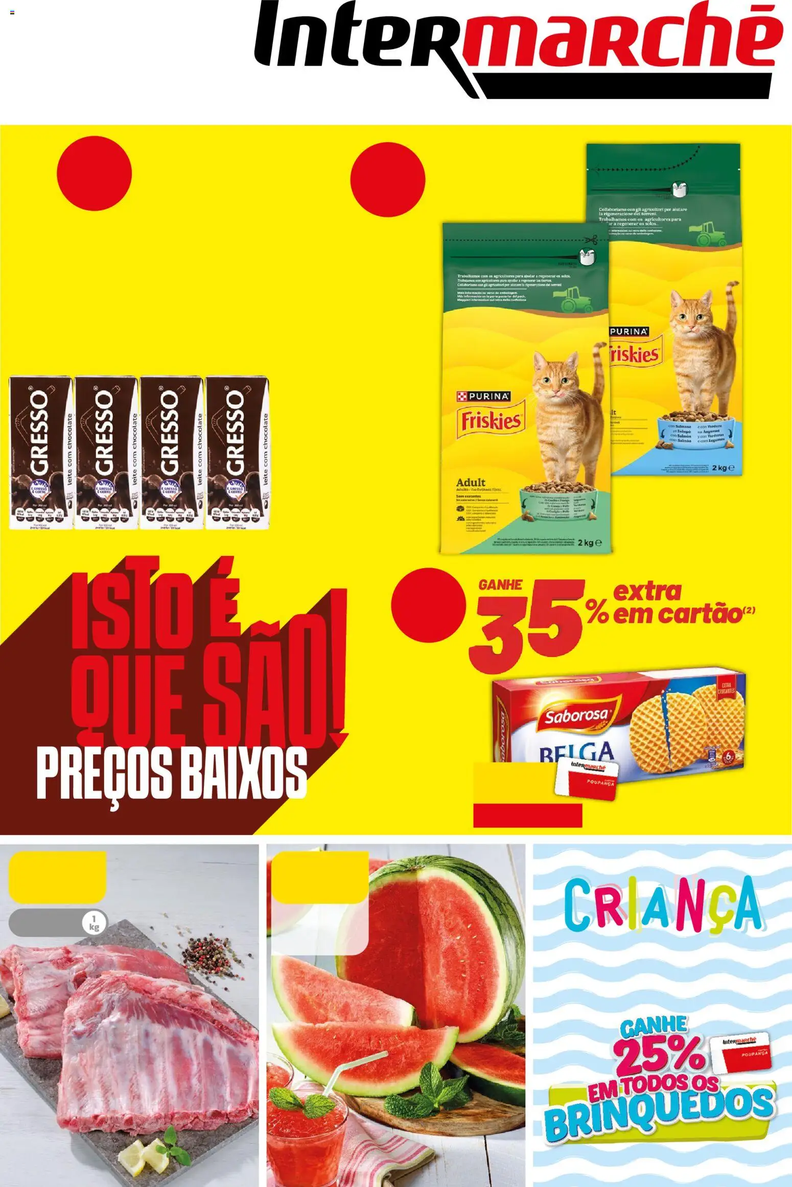 Intermarché folheto │ válido de 28.05.2026 | Página: 1 | Produtos: Sal, Salmão, Leite, Chocolate