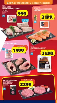 SÜLT TOKASZALONNA*, 2490 Ft/kg - amely érvényes a következő dátumtól: 2026.07.09. | Oldal: 11 | Termékek: Hamburger, Hús, Tokaszalonna