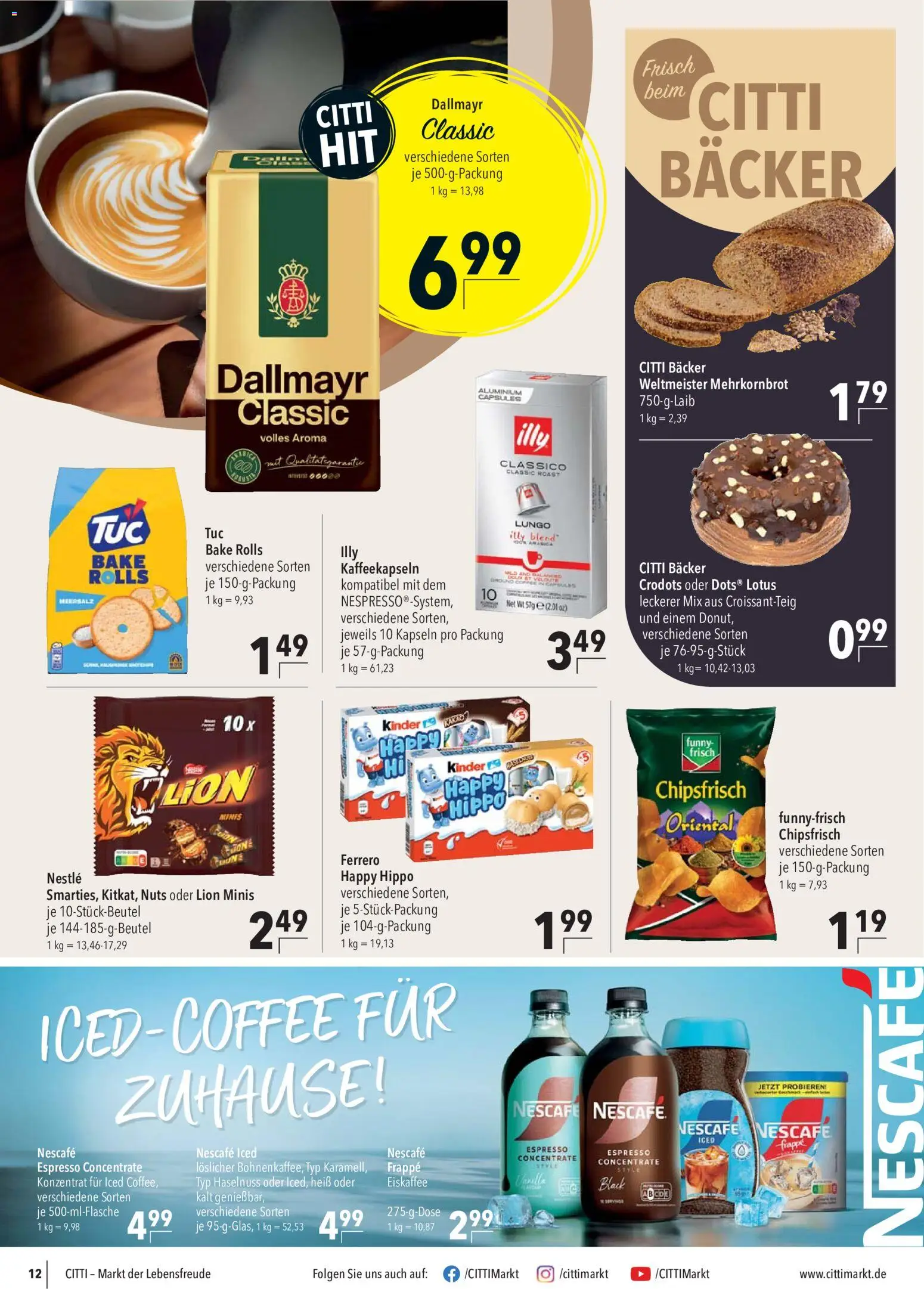 CITTI Markt Prospekt – gültig ab 10.06.2026 | Seite: 14 | Produkte: Nescafe, Dallmayr