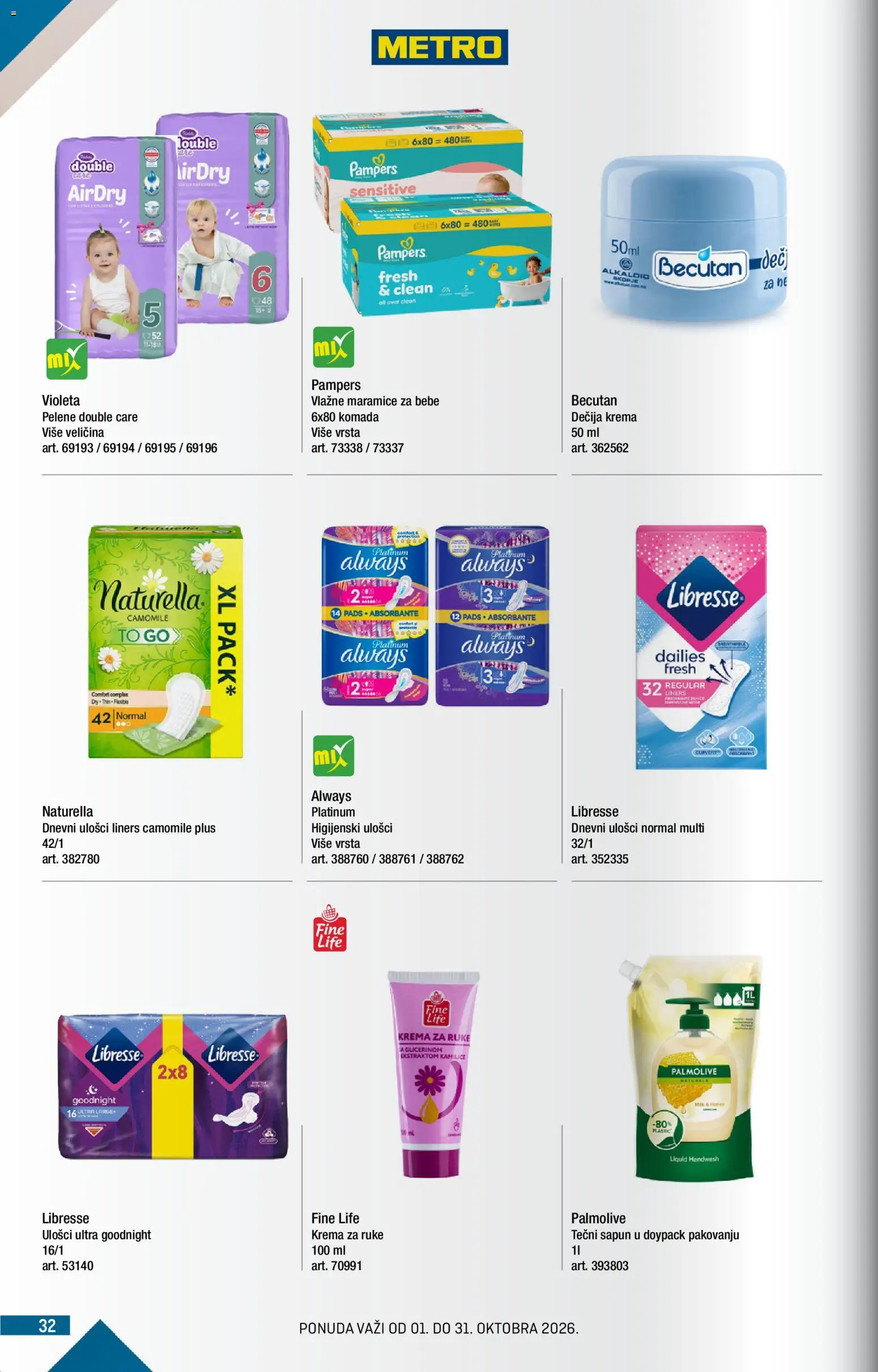 Metro katalog - važi od 01.10.2026 | Strana: 32