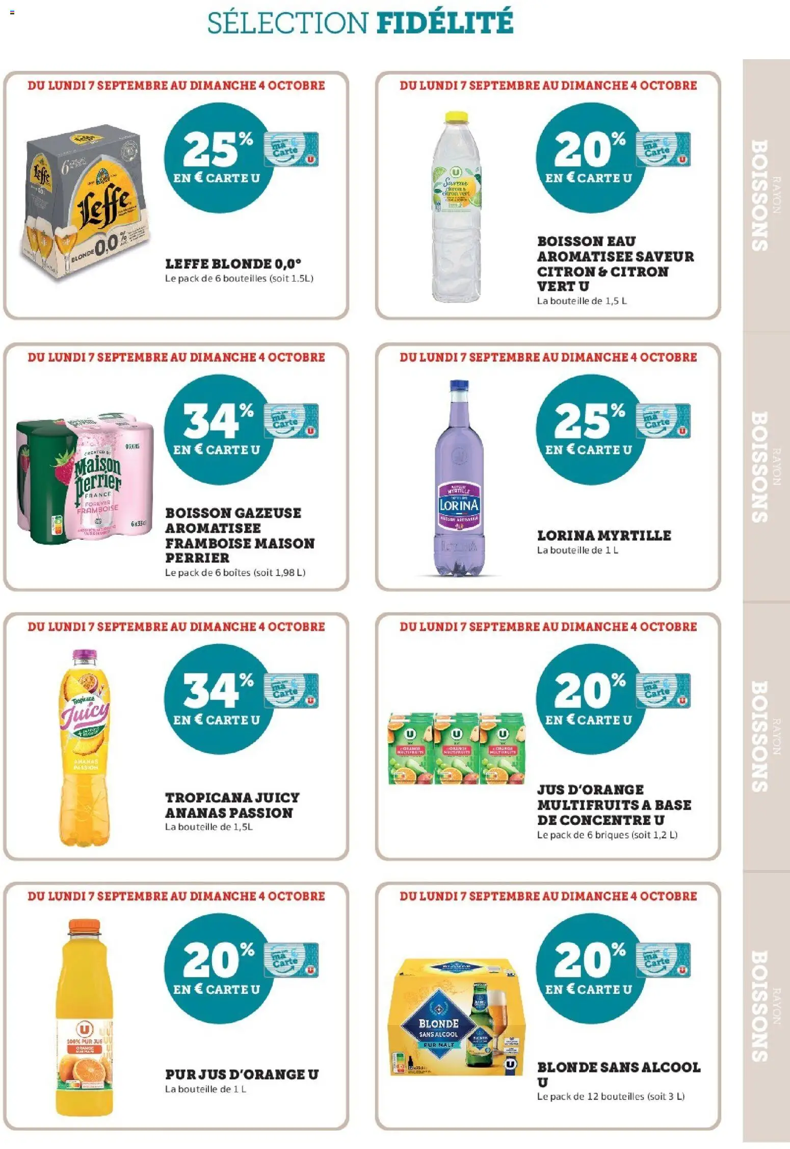 {H1} | Page: 37 | Produits: Leffe, Alcool, Citron, Jus d'orange