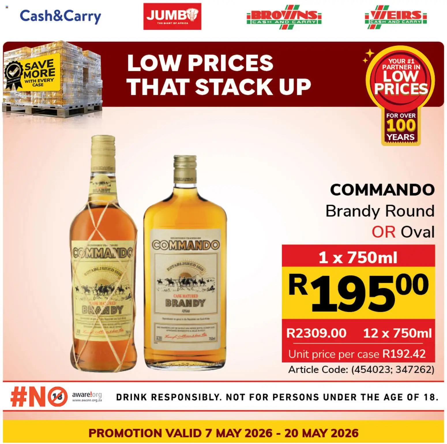 New Jumbo catalogue – valid from 07.05.2026 | Page: 8 | Products: Case, Brandy