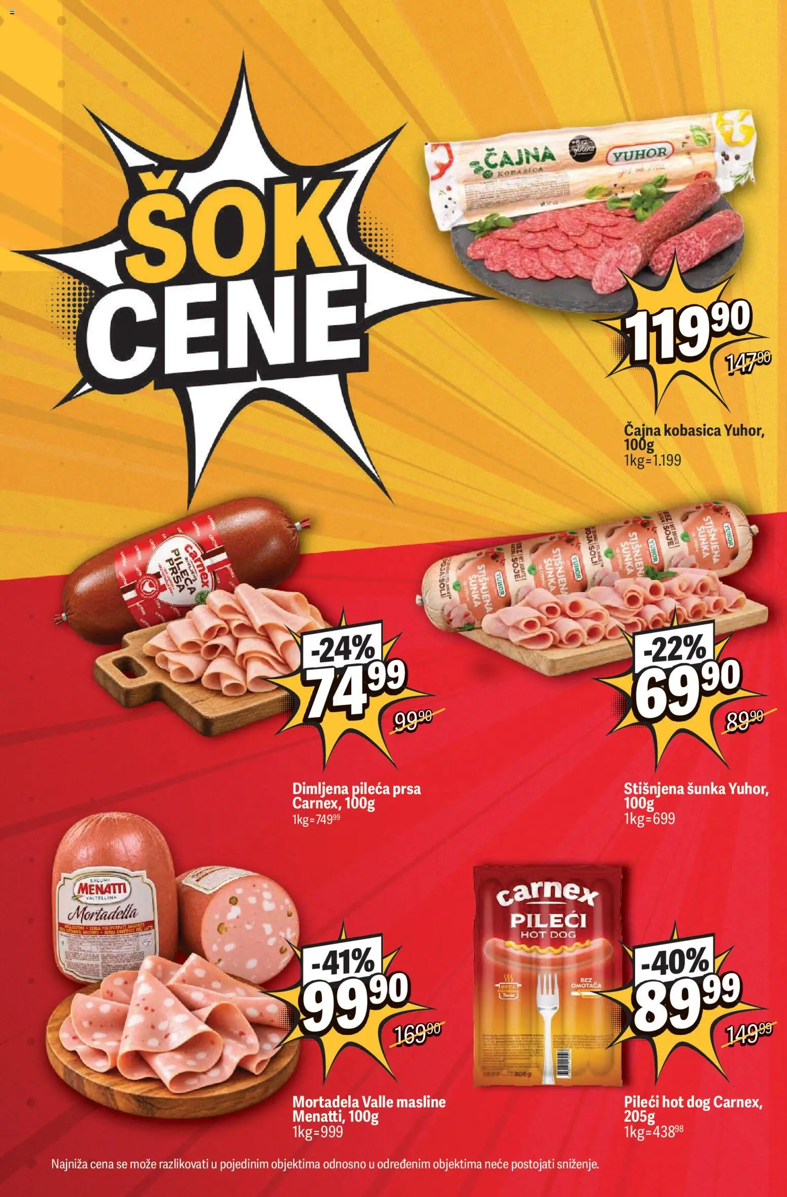 Maxi katalog - važi od 08.10.2026 | Strana: 2 | Proizvode: Pileća prsa, Mortadela, Dimljena pileća prsa, Kobasica
