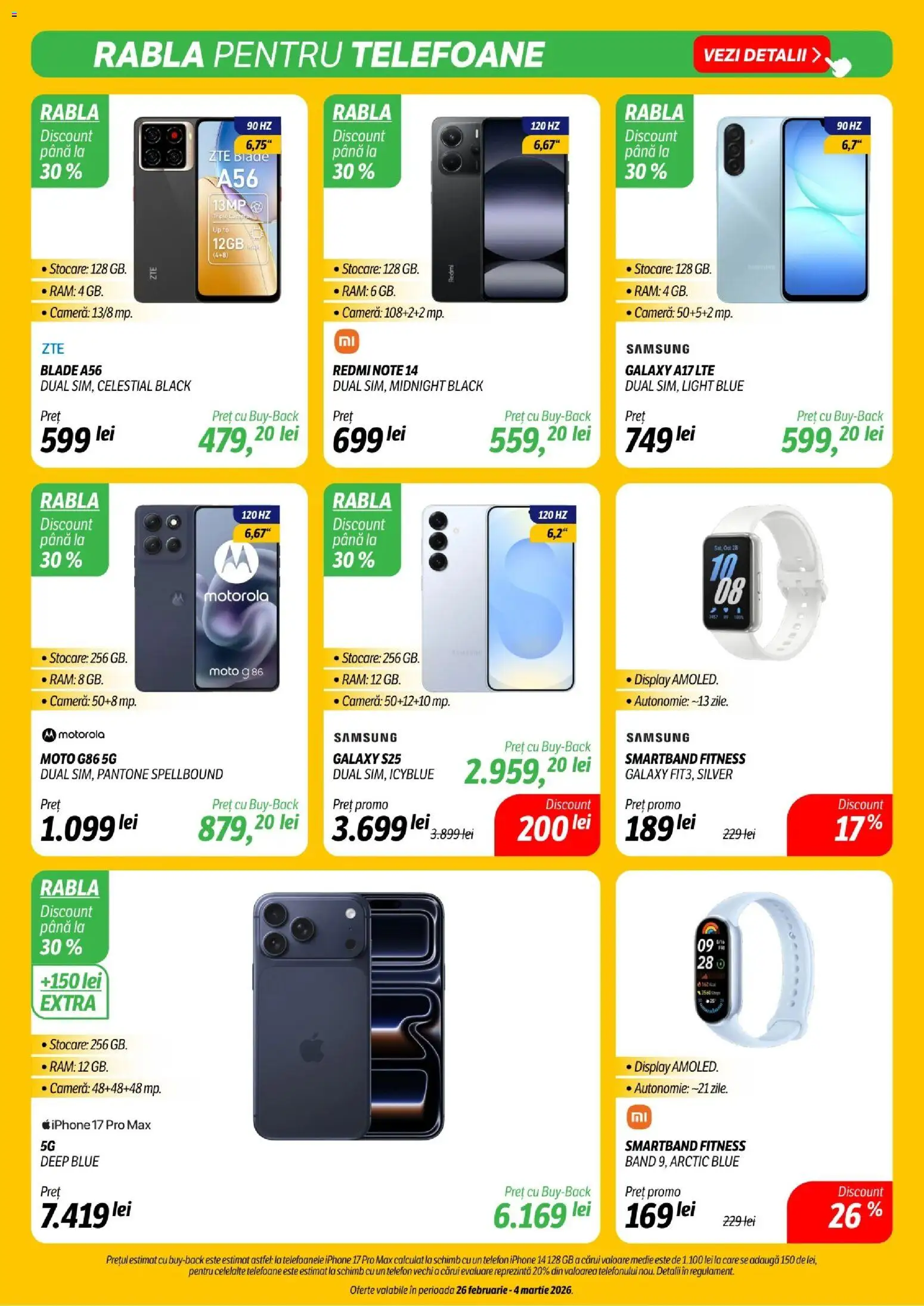 Noul catalog Flanco – valabil de la 26.02.2026 | Pagină: 11 | Produse: Telefon, Cameră, Black