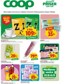Coop Daglivs erbjudanden - Förhandsvisning av reklamblad från butik Coop Daglivs aktuell från 31/08/2026