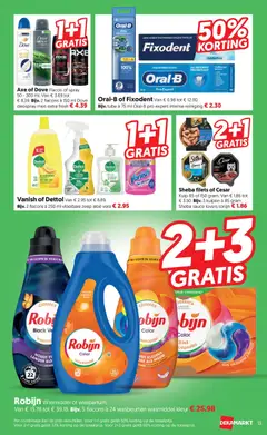 Dekamarkt folder - Voorbeeld van een folder van Dekamarkt, geldig van 28-07-2026 | Pagina: 13 | Producten: Wasmiddel, Allesreiniger, La, Zeep