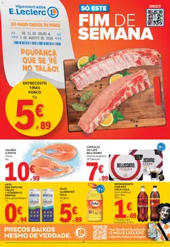 Pré-visualização E.Leclerc Catálogo Fim de Semana válido de 31/07/2026