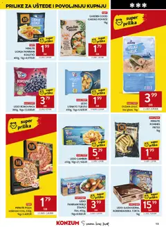 Konzum HR akciós újság - amely érvényes a következő dátumtól: 2026.08.04. | Oldal: 13