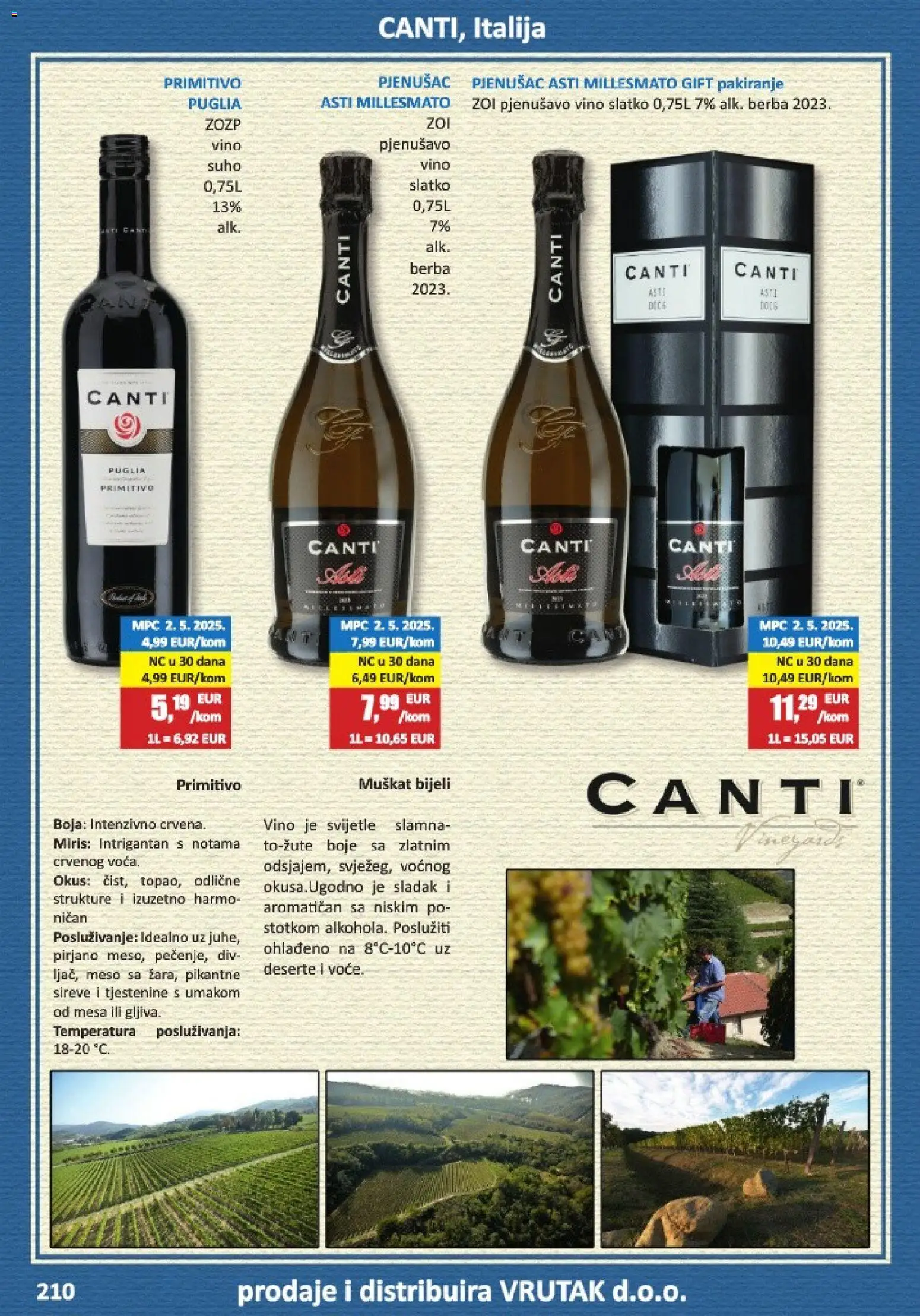 Vrutak katalog | vrijedi od 01.11.2025 | Stranica: 210 | Proizvodi: Miris, Meso, Vino, Voće