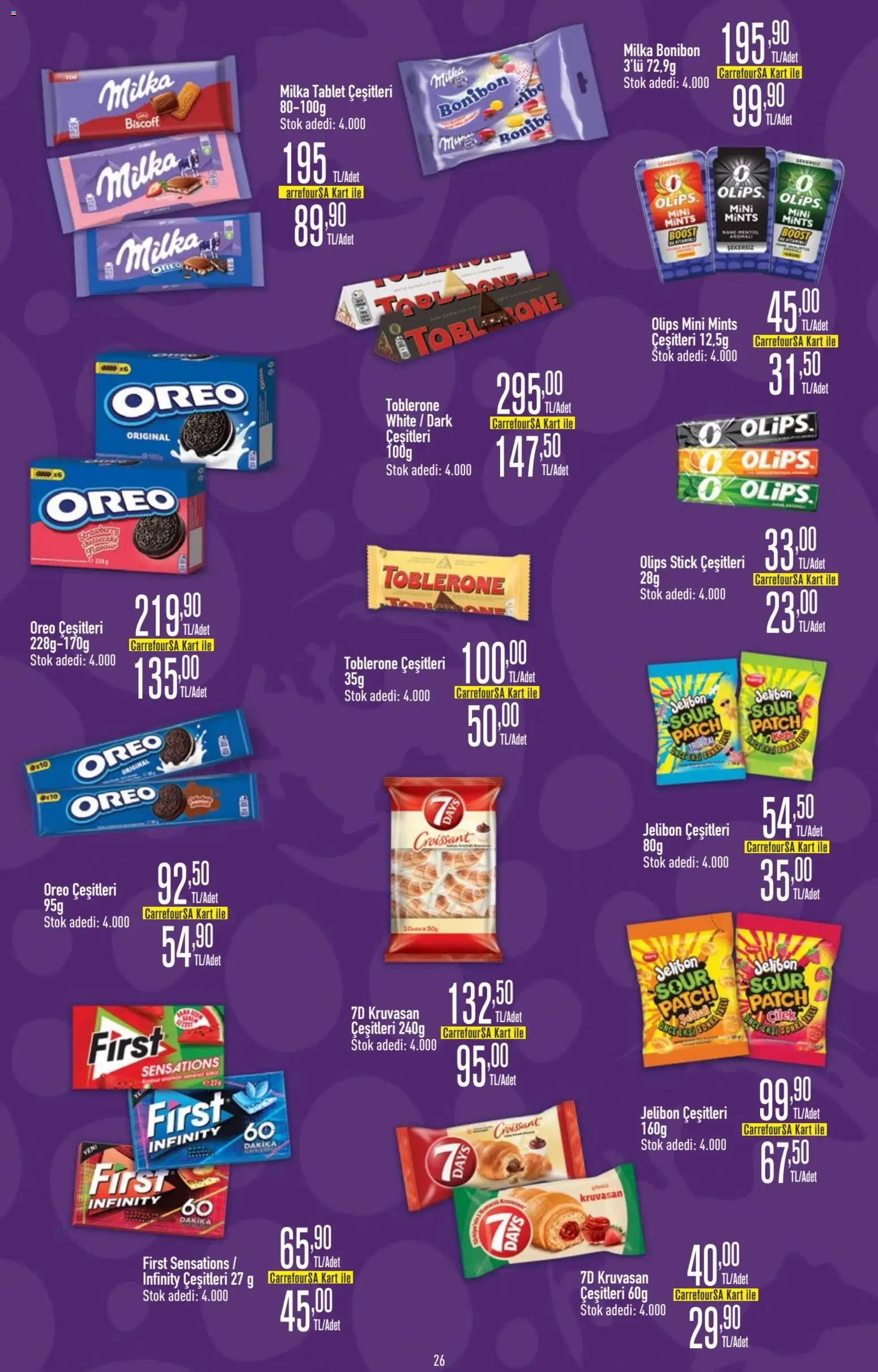 CarrefourSA Katalog - 06 Ağustos 2026 tarihinden itibaren geçerlidir | Sayfa: 26 | Ürünler: Çilek, Tablet, Nane