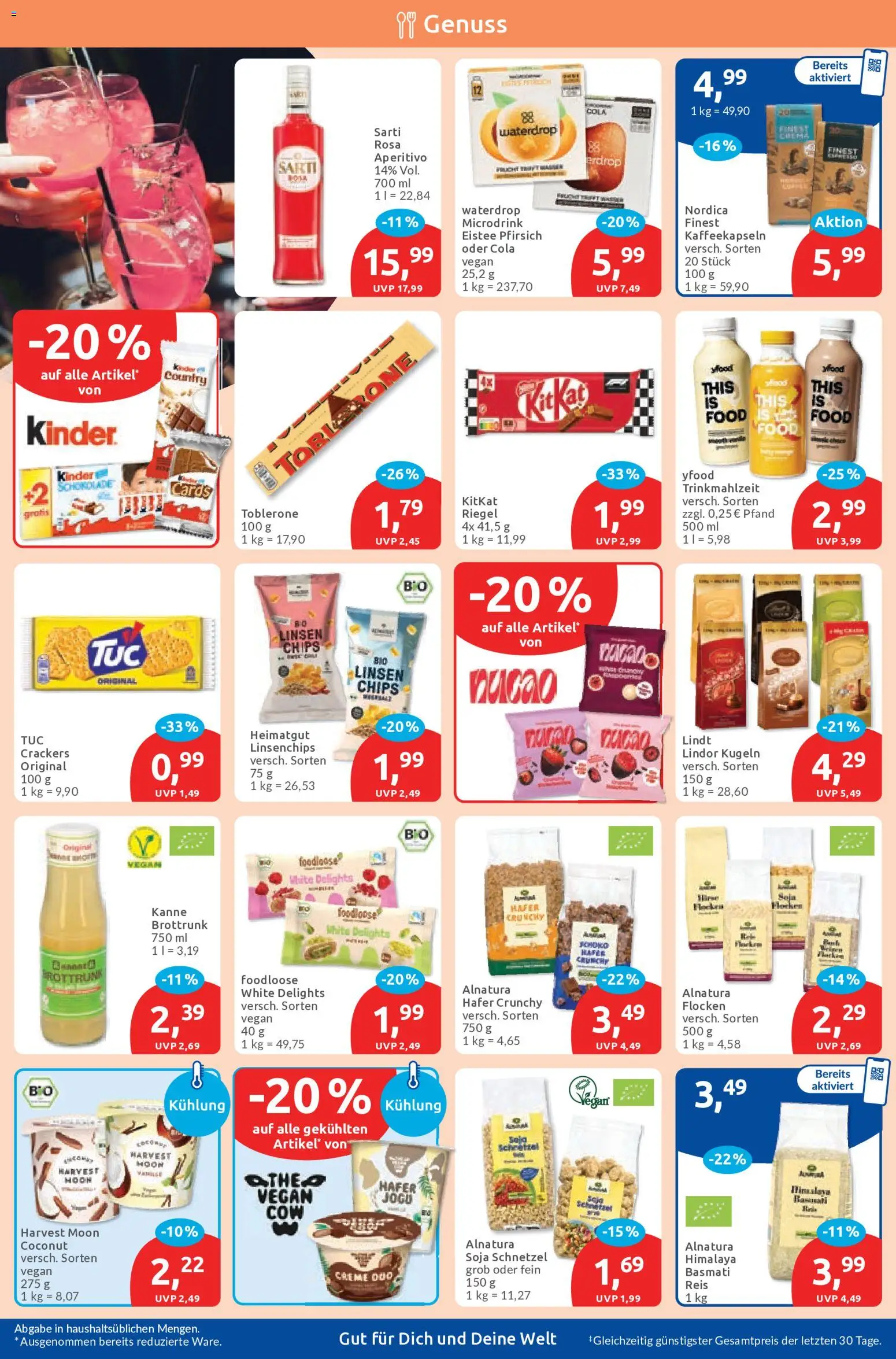 Budni Prospekt – gültig ab 18.05.2026 | Seite: 6 | Produkte: Cola, Schokolade, Reis, Lindt