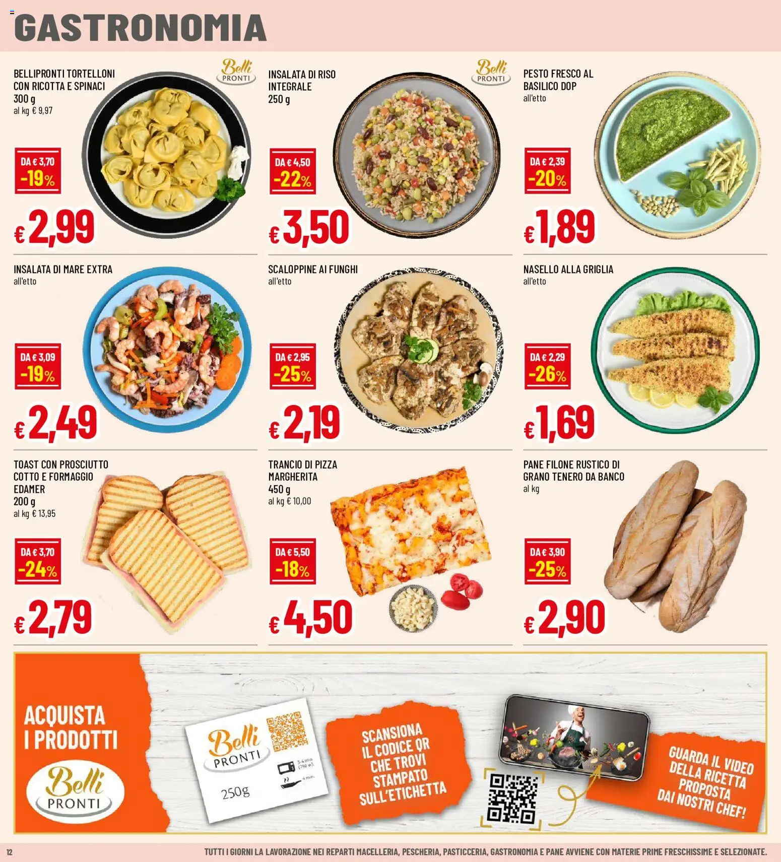 Volantino Famila del 10/08/2026 | Pagina: 12 | Prodotti: Pizza, Formaggio, Pesto, Nasello
