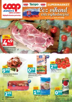 COOP Jednota leták platný od 25.09.2026