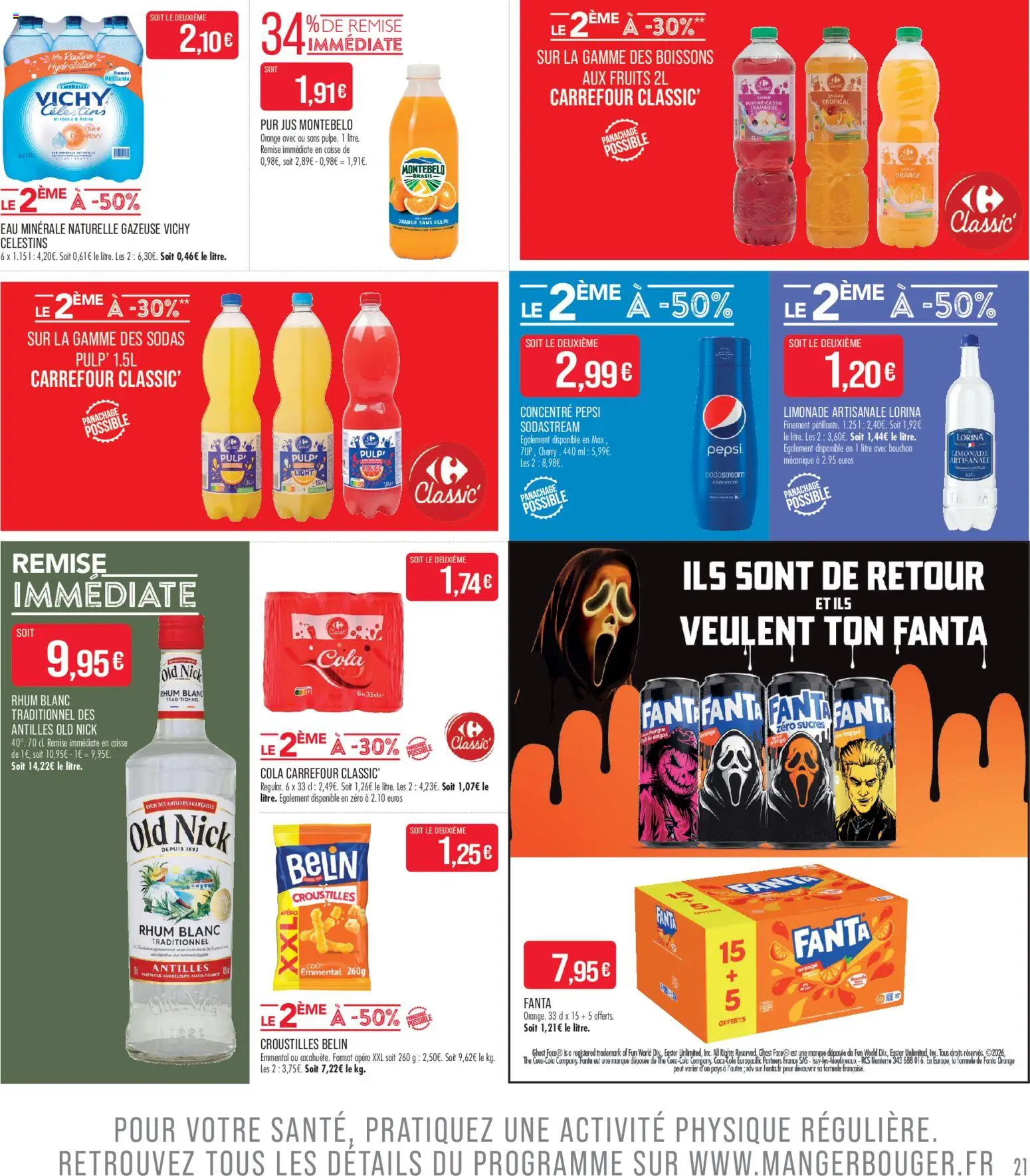 {H1} | Page: 21 | Produits: Eau minérale, Sodastream, Pepsi, Rhum blanc